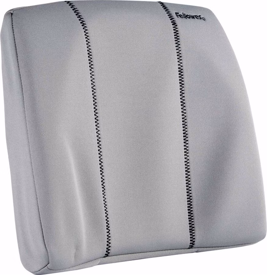 FELLOWES zádová opěrka Smart Suites Slimline/ 302mm x 340mm x 78mm/ paměťová pěna/ šedá