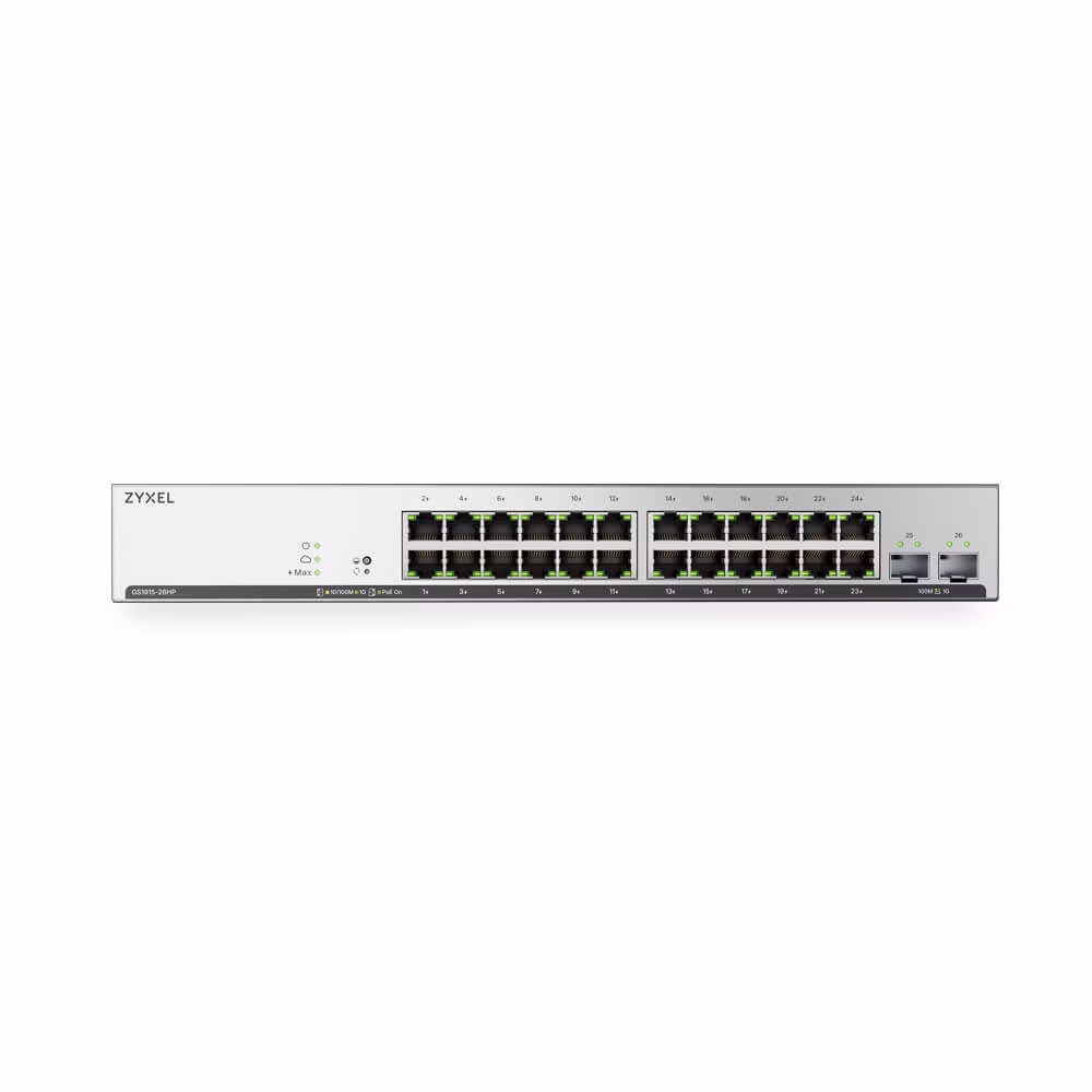 ZYXEL GS1915-26HPv2, 26 Port, 24x GbE PoE