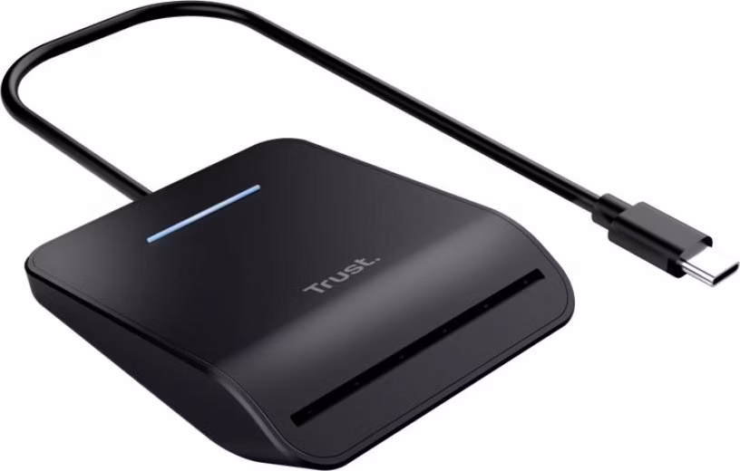 TRUST čtečka karet PRIMO (DNI, smartcard), externí, USB-C