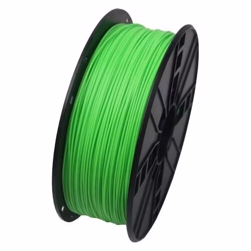 Tlačová struna (filament) GEMBIRD, PLA, 1,75mm, 1kg, fluorescentná, zelená