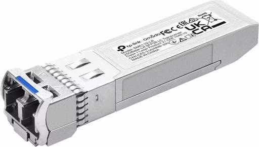 Omada 25GBase-LR SFP28 LC Transceiver SPEC: Dual Rate 25.78 Gbps and 10.31 Gbps, 1310 nm SMF (Single-mode fiber), Duplex