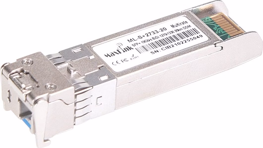 MaxLink 10G SFP+ optický modul, WDM(BiDi), SM, Tx 1270/Rx1330nm, 20km, 1x LC konektor, DDM