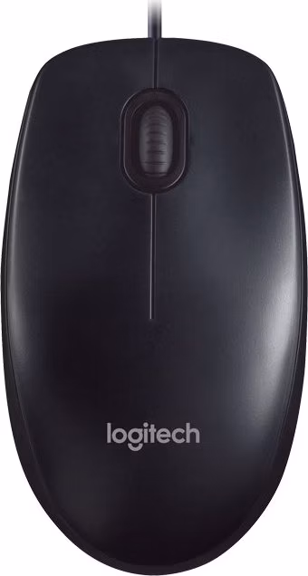Logitech myš M90/ Drátová/ Optická/ 1000dpi/ USB/ černá