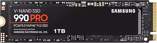 SAMSUNG 990 PRO 1TB SSD / M.2 2280 / PCIe 4.0 4x NVMe / Interní