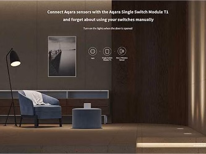 Aqara Smart Home Spínací modul T1 s Pripojenim neutrálneho vodiča