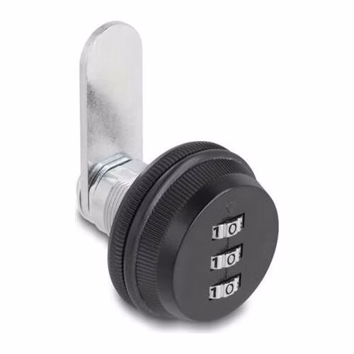 Navilock Válcový pákový zámek pro vybavení skříňek s kombinačním kódem - 16 x 19 mm / 0-90