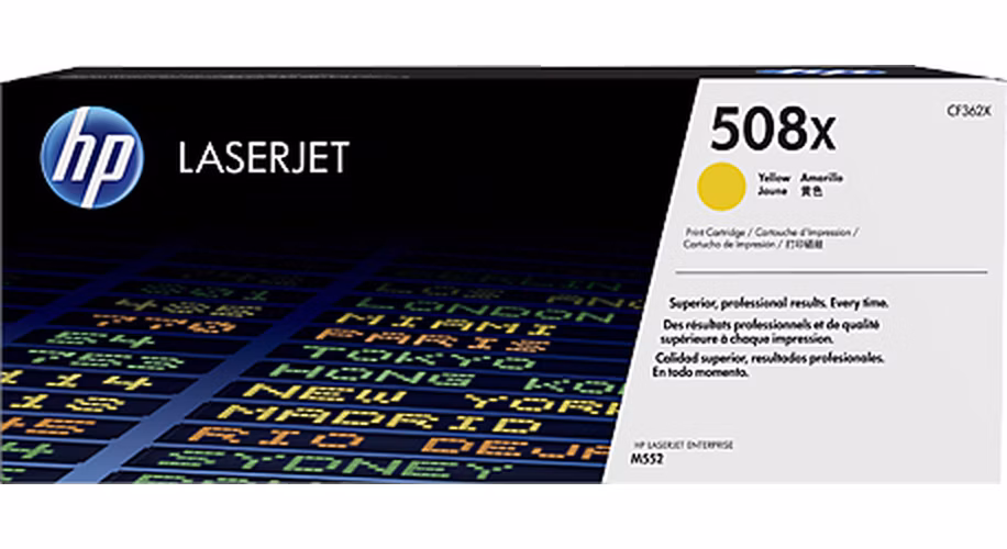HP toner 508X/Yellow/9500 stran