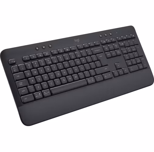 Logitech klávesnice Wireless Keyboard K650, CZ/SK, Bolt přijímač,bluetooth,tlumené klávesy, grafitová