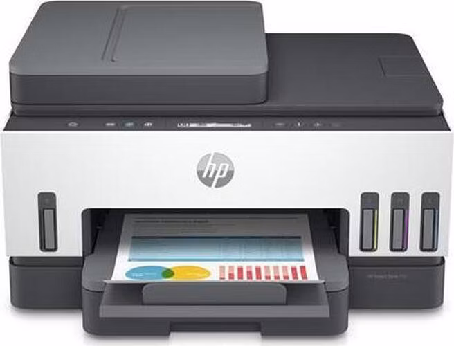 HP All-in-One Ink Smart Tank 750 (A4, 15/9 ppm, Duplex,USB, Wi-Fi, Print, Scan, Copy, ADF)