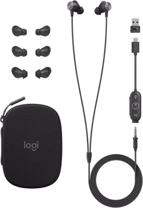Logitech® Zone Wired Earbuds - GRAPHITE