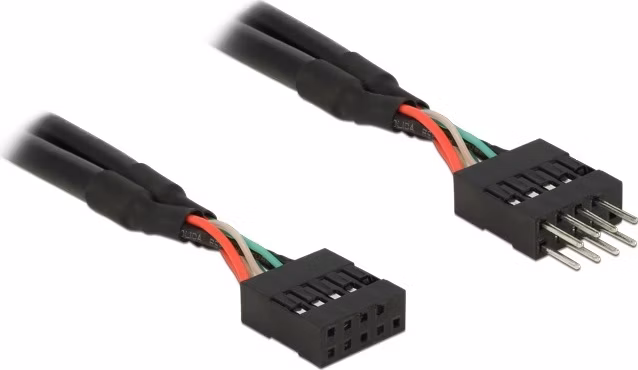 Delock USB 2.0 Pin konektor prodlužovací kabel 10 pin samec / samice 50 cm