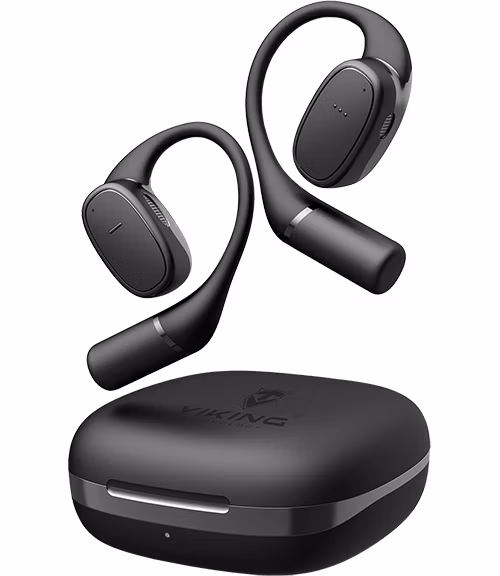 Bezdrátová Bluetooth sluchátka Viking V49/BT/Bezdrát/Černá