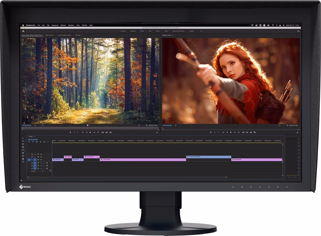 EIZO CG2700X 27" IPS/4K/1450:1/500 cd/m2/ DP/USB-C/HDMI/USB/RJ45/černý