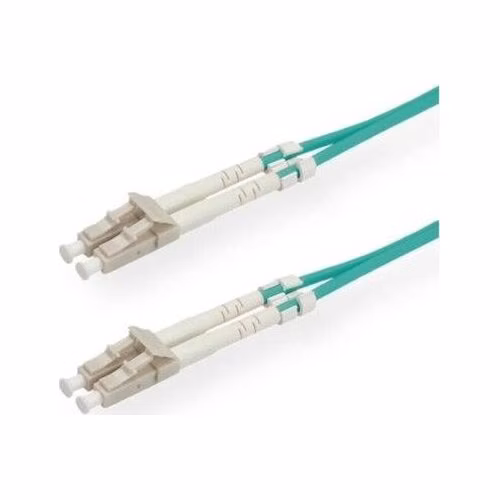 Optický kábel LC-LC, MM 3m Duplex OM3(50/125µm), LSOH, 2.8mm, tyrkysový