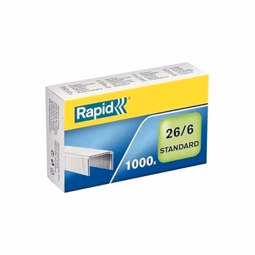 Rapid Drátky Standard 26/6, 1000 ks