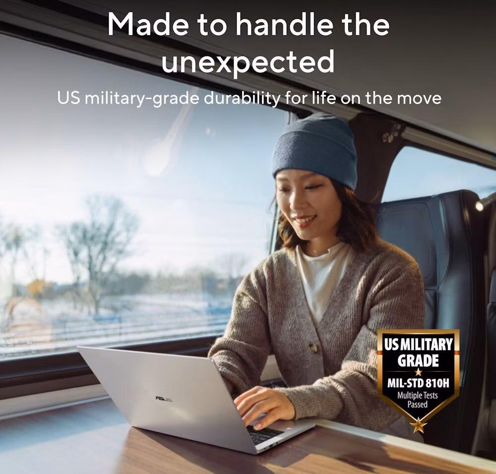 ASUS ExpertBook A7/ Core 7 350/ 16GB DDR5/ 512GB SSD/ Intel Graphics/ 14"WQXGA+, OLED/ W11H/ stříbrný/ 3y onsite NBD