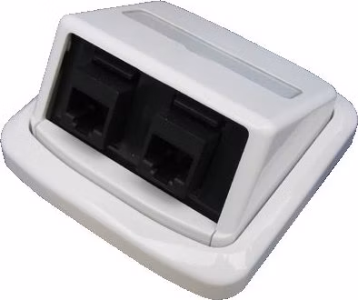 ABB Tango Datová zásuvka UTP CAT6 2xRJ45 BK key bílá