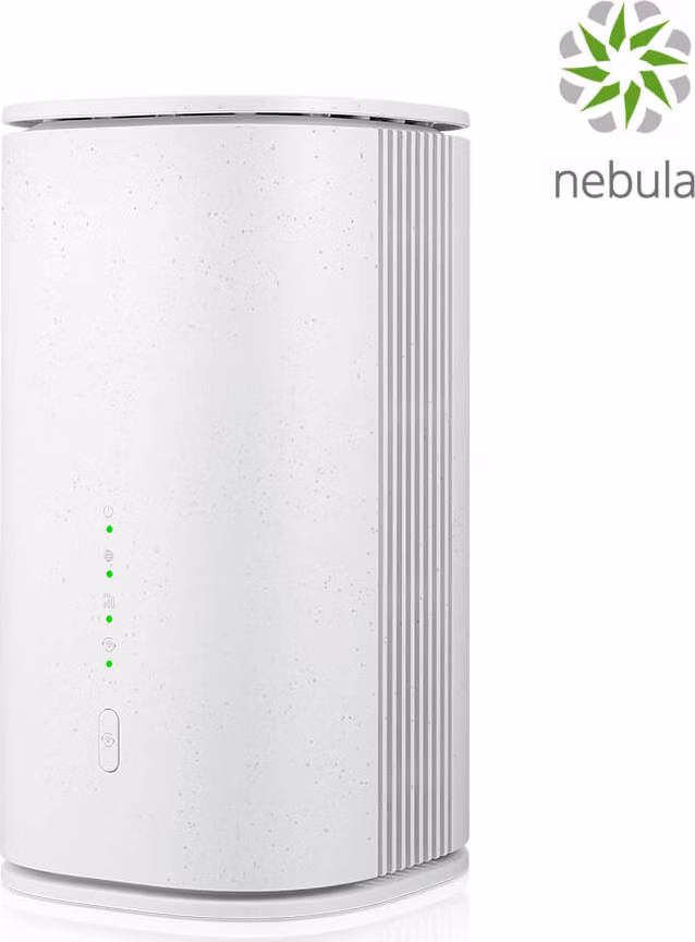 Zyxel FWA515, 5G NR Indoor Router, Standalone/Nebula with 1 year Nebula Pro License, BE7200 WiFi, 2 x 2.5GB LAN, EU reg