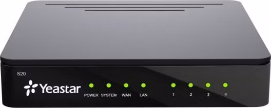 Yeastar S20, IP PBX, až 4 porty, 20 používateľov, 10 hovorov