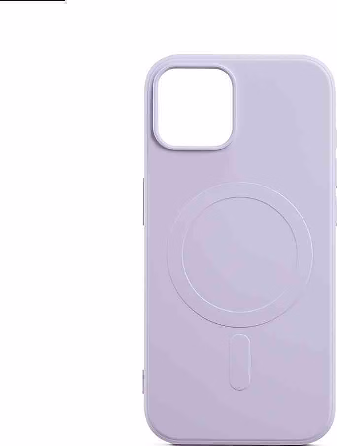 Aiino - Alma Recycled case with magnet for iPhone 15 Plus - Lilac