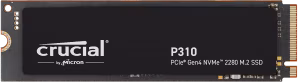 Crucial P310 4TB SSD PCIe Gen4 NVMe M.2 2280, r7100MB/s, w6000MB/s