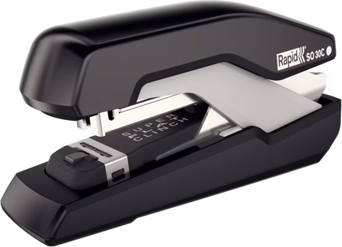 Rapid kompaktní sešívačka Supreme Omnipress SO30c, 30 listů, černá