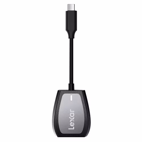 Lexar Cardreader SD &amp; microSD (LRW470U) UHS-II Dual-Slot Reader (USB-C)