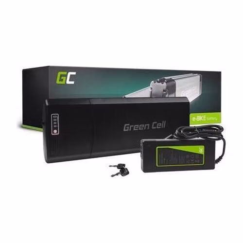 Green Cell Baterie pro elektrické kolo 24V 13Ah 312Wh Carrier Ebike 5 Pin pro Kalkhoff, Gazelle, Giant s nabíječkou