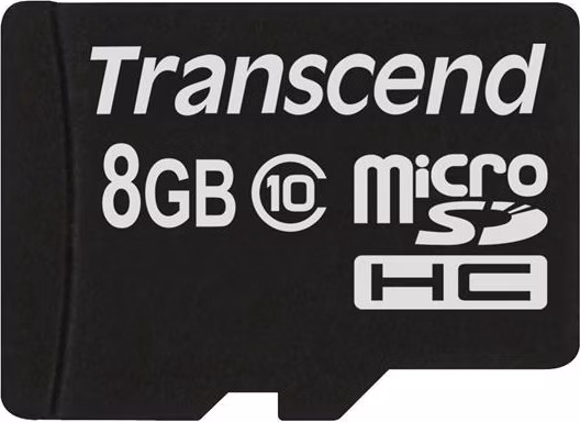 Karta TRANSCEND MicroSDHC Class 10 8GB, bez adaptéra