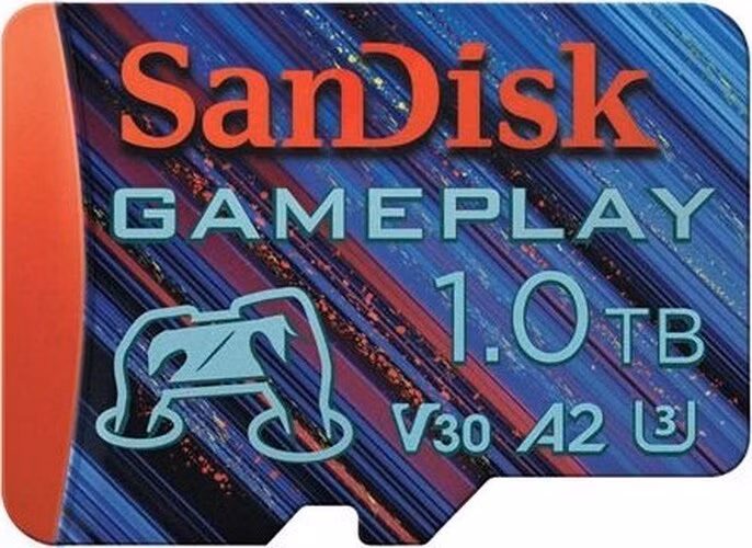 SanDisk MicroSDXC karta 1TB GamePlay (R:190/W:130 MB/s, UHS-I, V30, A2)