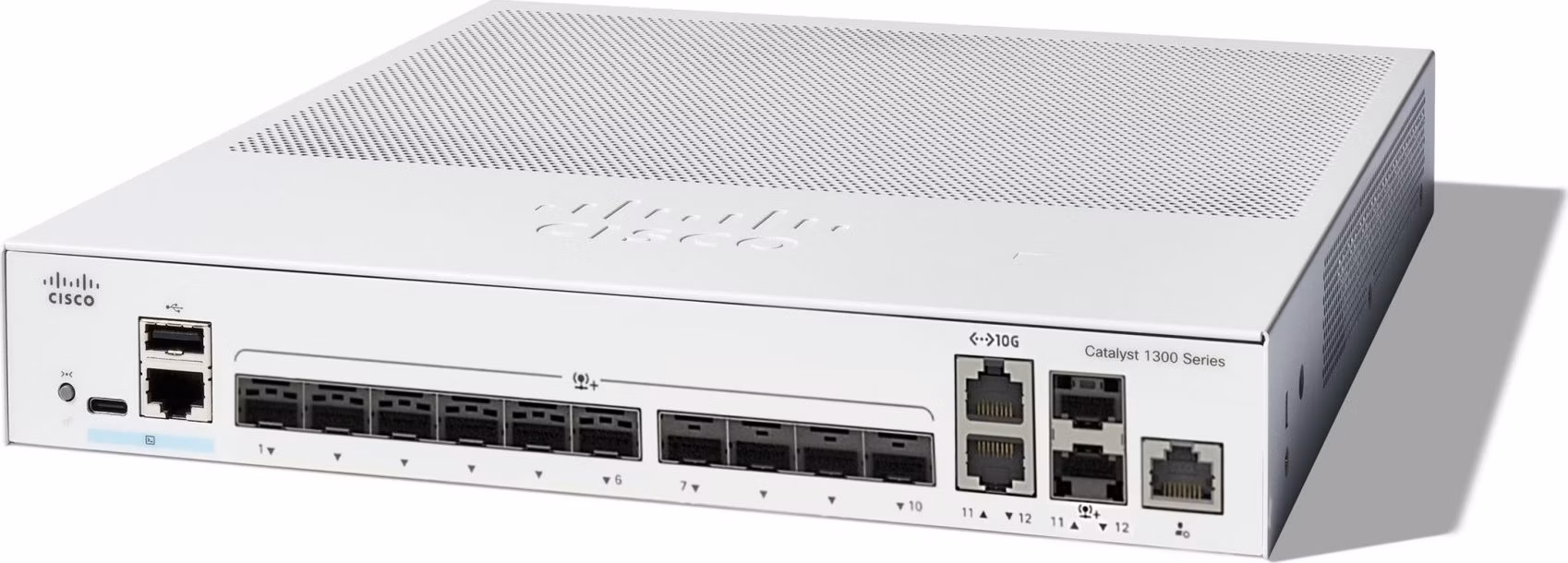 Cisco Catalyst switch C1300-12XS (10xSFP+,2x10GbE/SFP+combo)