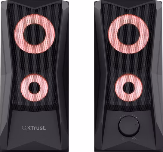 TRUST reproduktory GXT 606 Javv RGB-Illuminated 2.0 Speaker Set, černá
