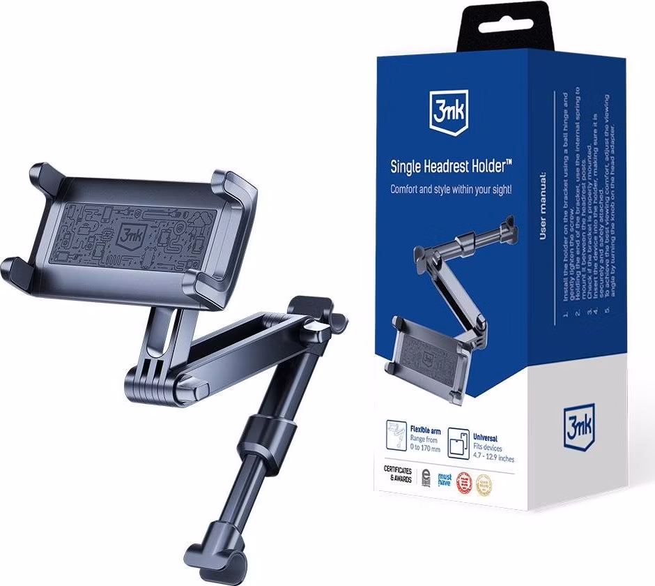 3mk držák na opěrku hlavy - Single Headrest Holder