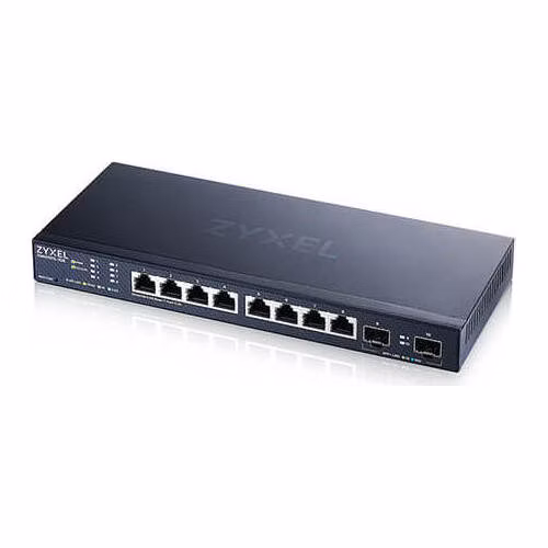 Zyxel XMG1915-10E, 8-port 2.5GbE, 2 SFP+ Smart Switch, hybird mode, standalone or NebulaFlex Cloud