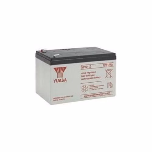 Fukawa YUASA NP12-12 (12V; 12Ah; faston F2-6,3mm; životnost 5let)