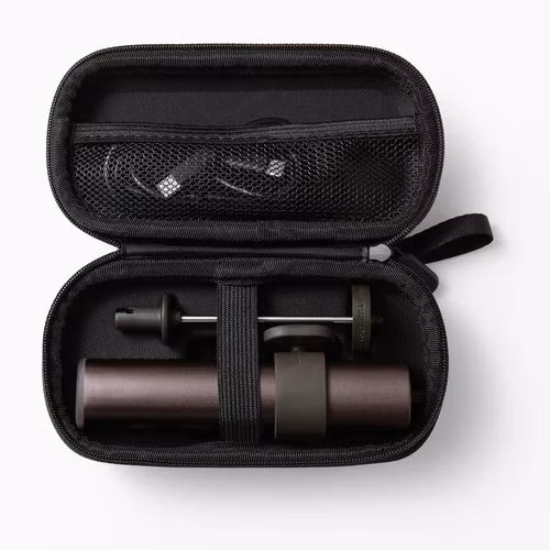 Outin LattoGO prenosný napeňovač mlieka Tundra Brown