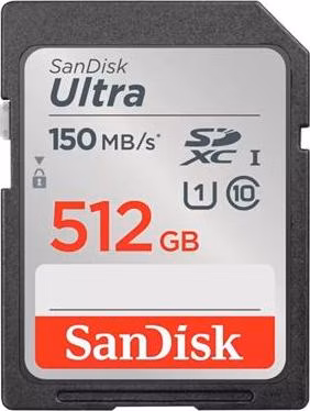 SanDisk SDXC karta Ultra 512GB (150MB/s)
