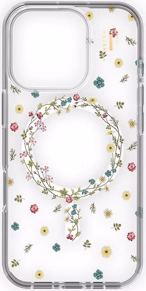 iDeal Fashion Clear Case MagSafe iPhone 16 Pro Petite Floral