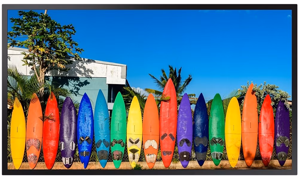 Samsung Outdoor Signage OM55B / 55"/ 4K / ADS / 2x HDMI / DP / USB / LAN / RS232 / WiFi / VESA / IP5X /