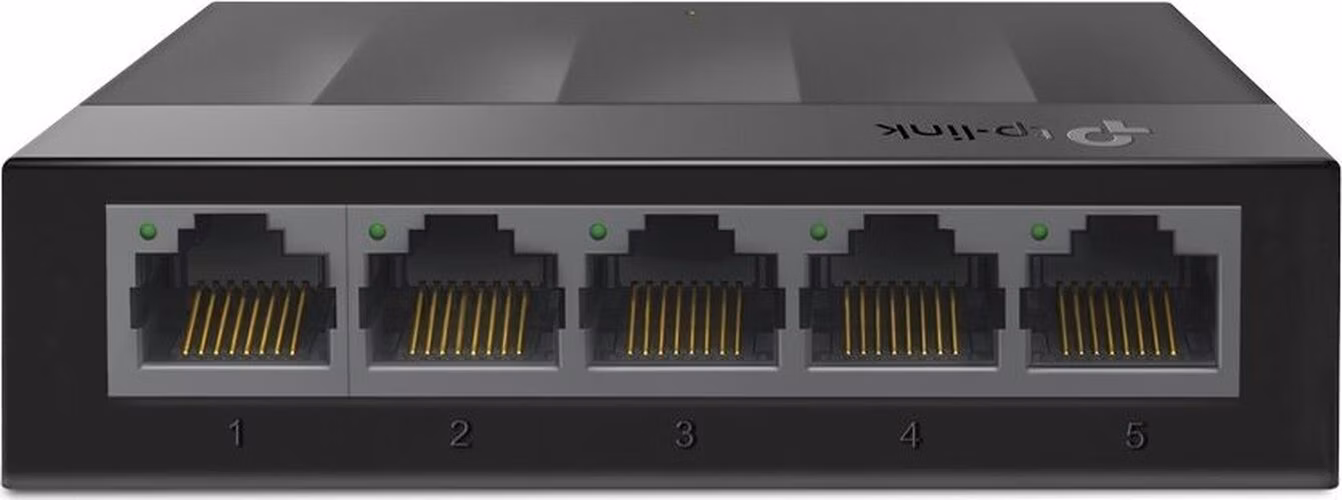 LiteWave 5-Port Gigabit Desktop Switch PORT: 5× Gigabit RJ45 Ports SPEC: Desktop Plastic Case FEATURE: Plug and Play