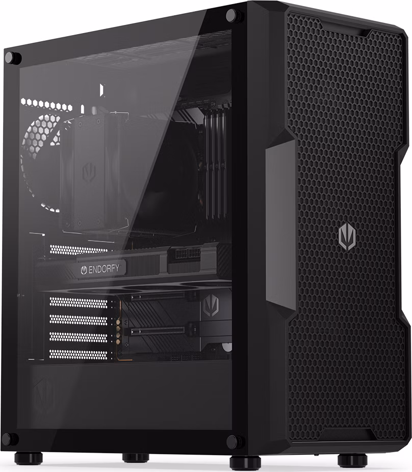 Endorfy skříň Regnum 400 Air / 2xUSB 3.0 / 4x120mm fan PWM / mesh panel / tvrzené sklo / černá