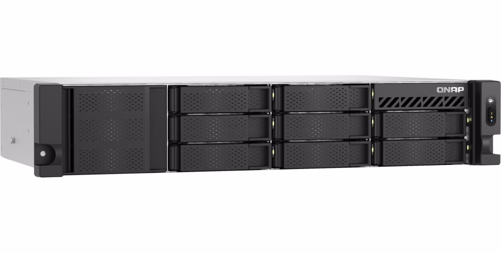 QNAP TS-855eU-8G 8x SATA, 8GB RAM, 2x 2,5GbE, 2x M.2 NVMe, 2x PCIe, malá hloubka