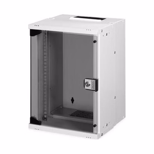 DIGITUS DN-49102 Nástěnná skříň 9U, SOHO PRO, nesmontovaná, 10", 460 x 315 x 300 mm, šedá (RAL 7035)