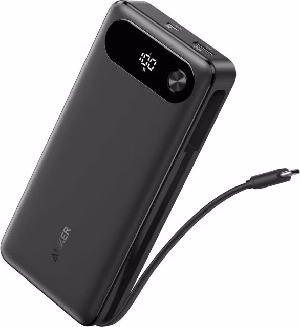 Anker Powerbanka/20000mAh/ 87W/ integrovaný USB-C kabel/ černá