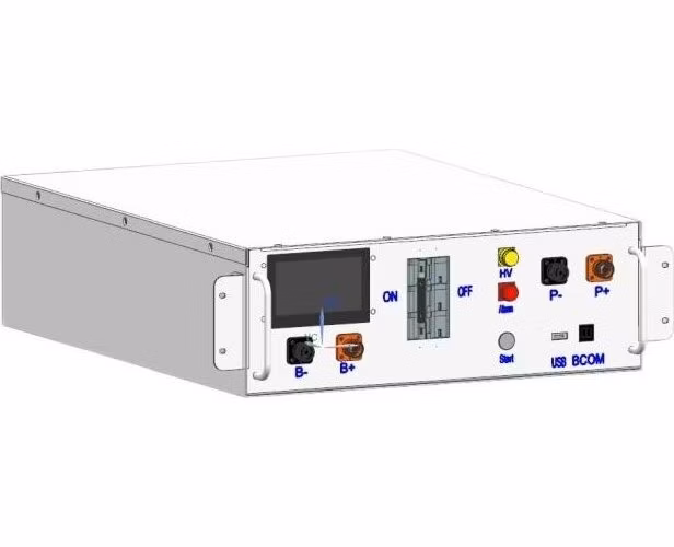 Solarmi masterunit Deye HVB750V/100A-EU, BMS controllbox pro sestavy BOS-G, HV
