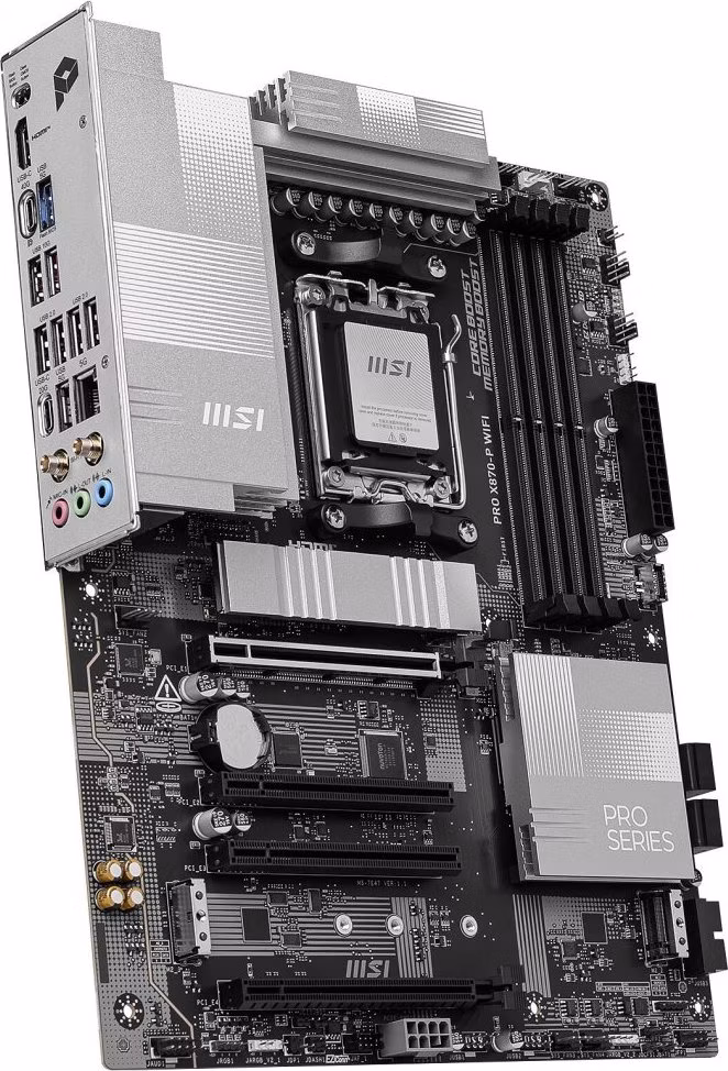 OPRAVENÉ - MSI PRO X870-P WIFI / AMD X870 / AM5 / 4x DDR5 / 3x M.2 / HDMI / DP / USB-C / WiFi / ATX