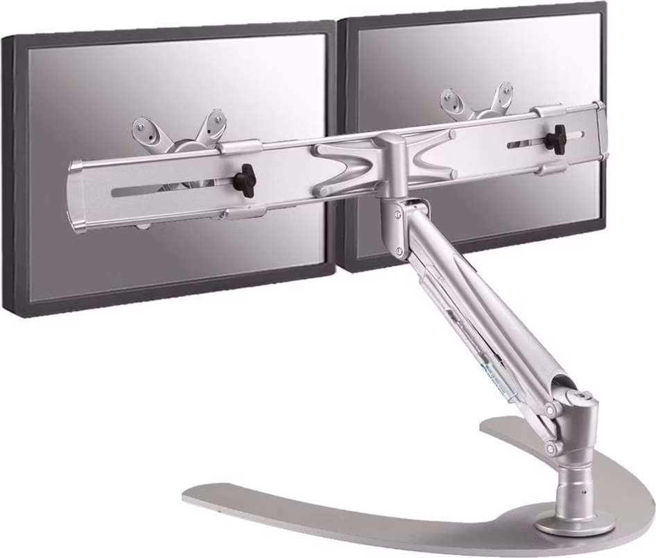 Neomounts FPMA-D940DD / Flat Screen Desk Mount (stand/foot)  / Silver