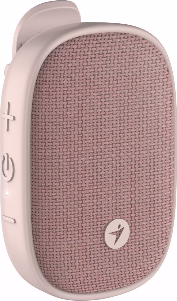 GENIUS repro SP-913BT Pink/ BT6.0/ 3W/ dobíjecí USB-C/ TWS/ IPX5/ SOS Alarm/ růžové