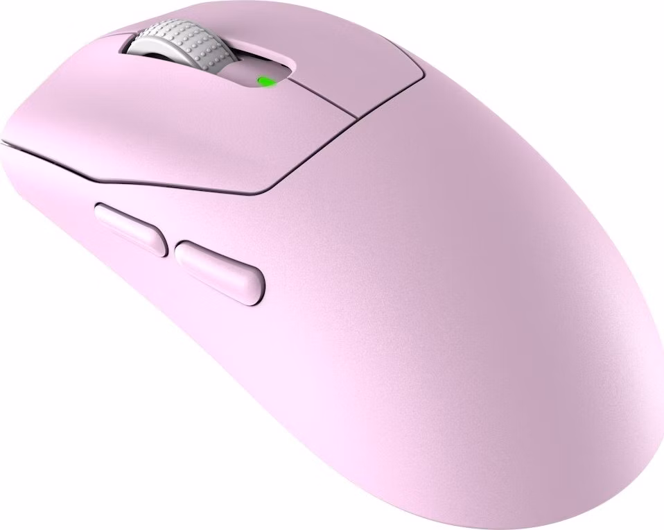 MSI herní myš FORGE GM340 Wireless Violet/ bezdrátová/ 12.000 dpi/ 2,4GHz/ BT5.2/ USB/ 6 tlačítek/ růžová