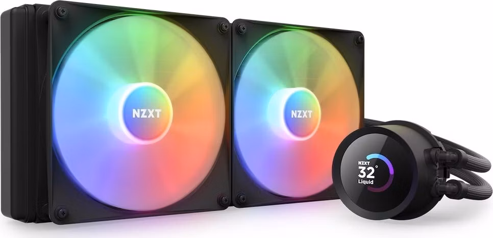 NZXT vodní chladič Kraken 280 RGB / 2x140mm fan / LCD disp. / 6 let / LGA1851 / AM5